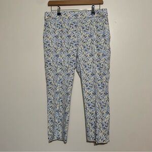 JULES AND LEOPOLD FLORAL PULL ON PANTS SIZE MEDIUM